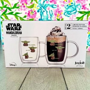 STAR WARS MANDALORIAN AWAKE COLLECTION Limited Edition Drinking Glasses